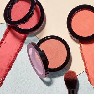 Boîte à poudre vide, conteneur en plastique pour fard à joues, logo personnalisé, boîte ronde pour poudre libre - Product Image 1