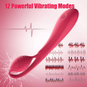 New Design Green G-Spot Clitoris <b>Vibrator</b> 12 Frequency Vibration 100% Waterproof USB Rechargeable Silicone Massager Women Adult - Product Image 6