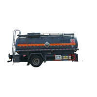 Camion de transport de carburant de 12 tonnes, automobile spéciale Suizhou, compartiments de réservoir personnalisables