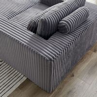 Ausklappbares Schlafsofa, faltbarer Sessel mit Kissen, bequemes Bodenliegesofa für das Wohnzimmer