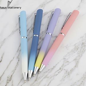 Juego de Dos Bolígrafos Escolares, Novedad en Colores Degradados Arcoíris, Bolígrafo con Logotipo Personalizado para Estudiantes - Product Image 4