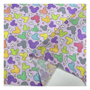 Couverture d'emmaillotage en mousseline de coton et bambou pour bébé, motif tête d'ours de dessin animé, impression numérique, à carreaux 2x2, style <span class=keywords><strong>chemise</strong></span>, de notre usine - Product Image 5