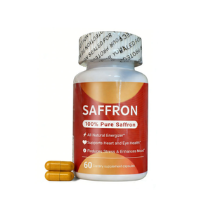 Saffraan Kruidensupplement <span class=keywords><strong>Capsules</strong></span> (60 stuks) Volwassenen - Antioxidanten Gezondheid Aangepaste Kruiden Vegan <span class=keywords><strong>Moringa</strong></span> Blad Capsule OEM&OBM - Product Image 4