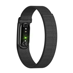 Bracelet intelligent HK13, bracelet textile, écran OLED, moniteur de fréquence cardiaque, étanche IPX6, montre de sport unisexe, batterie 11-30 jours - Product Image 1