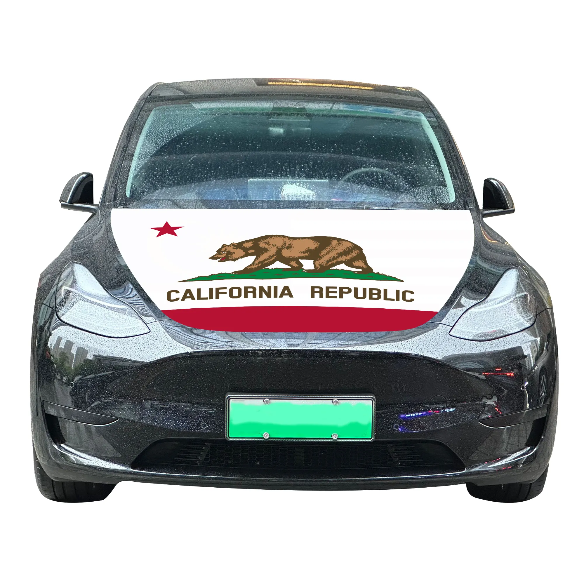 Capô de carro Califórnia 120x150cm, capa durável e resistente ao desgaste para bandeira, acessível, para carros, atacado
