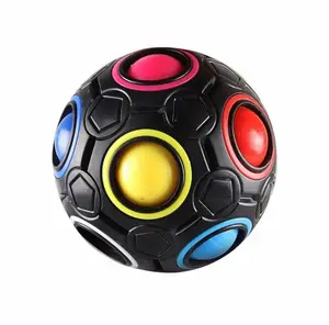 ลูกบอลปริศนาสีรุ้งสำหรับเด็กและผู้ใหญ่,ลูกบอลสีรุ้งมหัศจรรย์ป้องกันความกดดันของเล่นเพื่อการเรียนรู้สำหรับการเรียนรู้