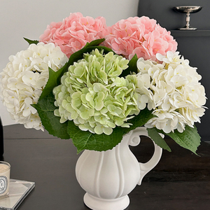 Fleur artificielle d'hortensia <span class=keywords><strong>grand</strong></span> format, pétales 3D effet naturel, fleurs hydratantes de qualité supérieure pour la décoration d'hôtels de luxe et d'événements - Product Image 4