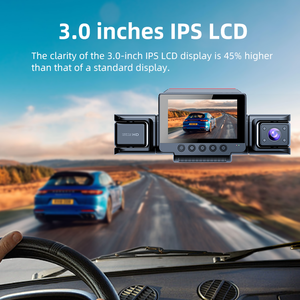 Mini Cámara para Coche WIFI 720P, <span class=keywords><strong>4</strong></span> Canales, Cámara para Tablero Derecha e Izquierda, Visión Nocturna con Luz, 140 °   Sensor G de Grado para Monitoreo de Niños en el Automóvil - Product Image 2