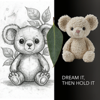 Peluche Koala Ultra Douce Personnalisée, Animal en Peluche Moelleux Tenant une Branche, Compagnon de Sommeil pour Bébé, Cadeau, Vente en Gros, OEM, ODM