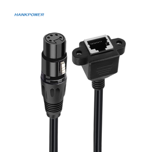 Cable de extensión de conector de red XLR de 5 pines macho a RJ45 hembra, adaptador <span class=keywords><strong>Ethernet</strong></span> XLR 5P para la serie de controladores de DMX-CON - Product Image 6