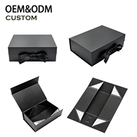 Caja Magnética Plegable de Lujo Personalizada, con Laminado Mate, Forro de Esponja, Ecológica, Reciclable, Impresión CMYK, Empaque Rígido para Regalos