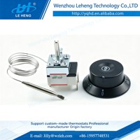 Thermostat capillaire réglable à coupure thermique, régulateur de température mécanique pour cuisinières électriques domestiques et chauffe-eau