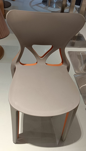 Modern Plastic <b>Dining</b> <b>Chair</b> Minimalist Design Stackable Home Furniture Green Color wholesale restaurant <b>chairs</b> - Product Image 3