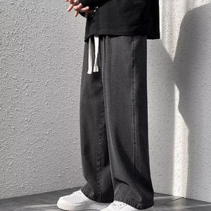 वसंत और शरद ऋतु जींस पुरुषों की फैशन ढीली भावना में हॉन्ग कॉन्ग शैली हिप-हॉप फैशन आकस्मिक लंबी पैंट - Product Image 2