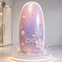 Sculpture d'art en fibre de verre sur mesure de grande taille pour la décoration des entrées de salons de manucure et de salons de beauté