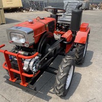 Tracteur à roues de haute qualité 18/22 CV, tracteur de jardin à quatre roues motrices, tracteur hydraulique de petite taille, tracteur de rizière, mini-tracteur pour la récolte