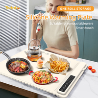 Plateau chauffant électrique à chaleur pleine surface Tapis chauffant pour aliments Tapis chauffant portable en silicone pour aliments Tapis chauffant pour aliments