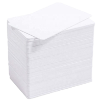 Carta Bianca in PVC Personalizzata Formato Carta di Credito CR80 con Stampa a Trasferimento Magnetico, per Tessere Associative e Aziendali, con Scatola e Goffratura