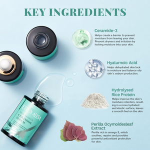 Suero de Ceramidas <span class=keywords><strong>para</strong></span> <span class=keywords><strong>la</strong></span> Barrera Cutánea de Marca Privada, Antialérgico y Calmante, Fortalece e Hidrata <span class=keywords><strong>la</strong></span> <span class=keywords><strong>Piel</strong></span> - Product Image 5