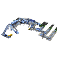 Usine de recyclage de cartes mères d'ordinateurs et de déchets électroniques avec broyeur, contrôle PLC électrique, certifiée CE, moteur en acier inoxydable et alliage d'aluminium