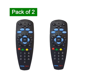 Paquete de 2 Controles Remotos Tata Sky Compatibles con el Decodificador HD Tata Sky, Fácil de Reemplazar, Control Remoto Universal para TV de Alta Calidad - Product Image 3