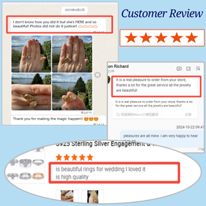 Custom Rhodium Plated 925 Sterling Silver Ring Hip Hop Style CMA Certified Women's Engagement Wedding Anniversary Party Gift - Product Image 4