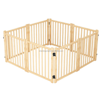 Parc pour animaux de compagnie en bois de pin massif, multi-panneaux, personnalisable, écologique et durable, pour salon