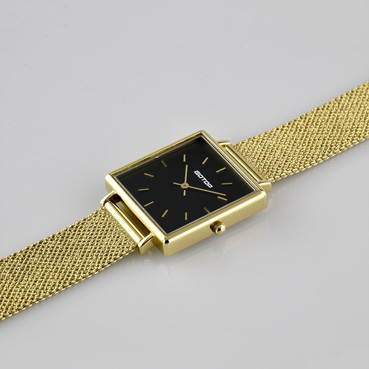12 index black dial