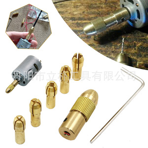 Li Pu Brass Drill Chuck 0.5-3.0mm 17mm Length Spring Clamping For Drilling Machine - Product Image 4