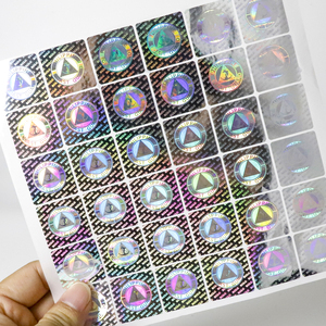Tùy chỉnh chất lượng cao chống hàng giả <span class=keywords><strong>Sticker</strong></span> Bảo Hành Vàng HOLO Số serial an Ninh Nhãn <span class=keywords><strong>QR</strong></span> mã 3D Hologram <span class=keywords><strong>Sticker</strong></span> - Product Image 2