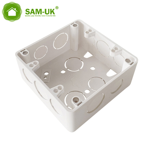 Boîtier <span class=keywords><strong>PVC</strong></span> Schedule 40 pour caméra CCTV, boîtes électriques universelles carrées, <span class=keywords><strong>profil</strong></span> bas, plastique noir, boîte <span class=keywords><strong>de</strong></span> <span class=keywords><strong>jonction</strong></span> 4x4 - Product Image 2