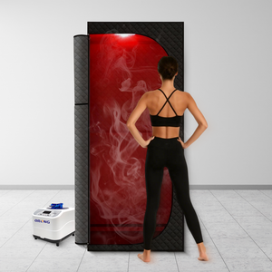 Sauna vapeur portable moderne en acrylique, tente de sauna à vapeur à commande informatique, chaise pliante, pour usage domestique, appartement, villa 1 - Product Image 1