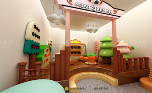 Yideli Mềm Chơi Thiết Bị Cho Trẻ Em Trong Nhà Sân Chơi Thân Thiện Với Môi Gỗ Mạ Kẽm Thép 100 Người Dùng Năng Suất Vai Trò Chơi Khu Vực - Product Image 4