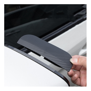 2 pièces ensemble universel épaissir fibre de carbone motif durable étanche lumière plastique rétroviseur latéral visière <span class=keywords><strong>pare</strong></span>-pluie couverture - Product Image 1