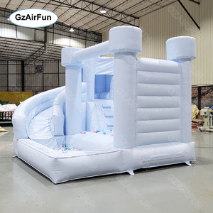 Hot Bá<span class=keywords><strong>n</strong></span> Thương Mại Trẻ Em Nhảy Bê<span class=keywords><strong>n</strong></span> Lâu Đài Inflatable Nhà Bị Trả Lại Combo Trượt <span class=keywords><strong>N</strong></span>ước Bóng Hồ Bơi - Product Image 2