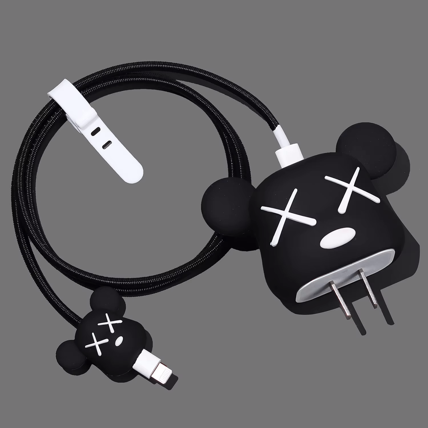 Ensemble 4 pièces ours violent noir