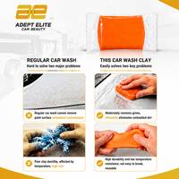 Barre de décontamination professionnelle en résine synthétique Ae Orange de qualité moyenne 50g 150g 200g réutilisable pour la décontamination de la peinture, des résidus de fer et des overspray