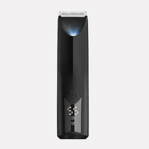 Portable Mini Travel Washable Women Men Hair Trimmer with LED Light Hair Clippers