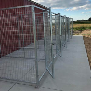 Chenils pour chiens robustes, galvanisés à chaud, pour intérieur et extérieur, avec panneaux d'isolation - Product Image 5