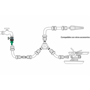 Adattatore per Tubo Flessibile in Plastica per Rubinetto (Confezione Blister) - Product Image 4