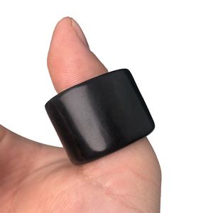 Anneau de pouce classique Alibow, fait à la main, en corne de bœuf noire, protège-doigts, protection pour le tir à l'arc, sécurité des doigts - Product Image 2