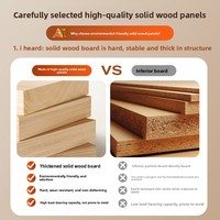 Beweglicher TV-Ständer aus Massivholz & Edelstahl mit Ablage Modernes Design für Wohnzimmer Eingangsbereich Bodenstehend Wandmontage-Option