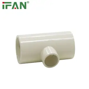 IFAN Durable utilisant un raccord de tuyau de plomberie d'alimentation en eau chaude 1/2 "3/4" PVC Tee Tuyaux et raccords en PVC