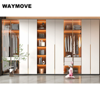 Armoire moderne en aluminium avec portes en verre fumé Commode pour chambre à coucher Hôtel Appartement disponible aux Philippines