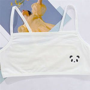 Sujetador sin aros con estampado <span class=keywords><strong>de</strong></span> dibujos animados para niños y niñas, sin relleno, <span class=keywords><strong>de</strong></span> algodón, para el desarrollo del pecho - Product Image 2