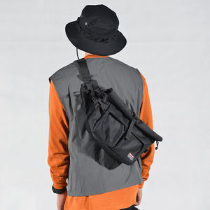 MACKAR Riñonera Unisex de Nailon Impermeable con Forma de Almohada, con Cierre de Cremallera, Moderna Riñonera para <span class=keywords><strong>Ciclismo</strong></span> - Product Image 4