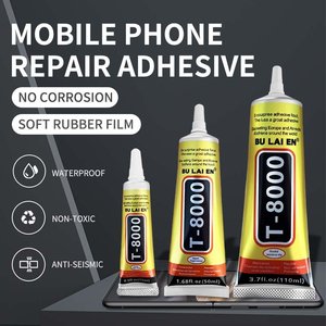 No te preocupes por que el marco del teléfono se doble. El pegamento E8000 tiene una fuerte adhesión, es duradero y firme, es resistente al agua y al polvo. - Product Image 6