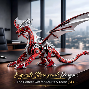 Kit <span class=keywords><strong>de</strong></span> Modélisation <span class=keywords><strong>de</strong></span> Pterosaure en Métal - Puzzle 3D en Acier Inoxydable pour Adultes - Art Bionique pour Décoration <span class=keywords><strong>de</strong></span> Bureau <span class=keywords><strong>et</strong></span> Cadeau <span class=keywords><strong>de</strong></span> Soulagement du Stress - Product Image 5