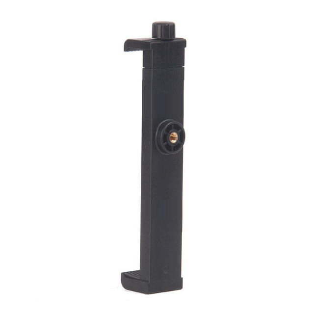Adjustable 160-240mm Dual 1/4 Large Tablet Holder Tripod with New Knob Screw Locking Big Drone Clip Clamp Mobile Phone Holder