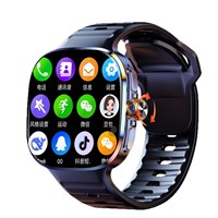 Montre connectée M99 Square, grand écran HD AMOLED de 2,1 pouces, prise en charge de la carte SIM 5G, compatibilité toutes réseaux, téléchargement d'applications, NFC